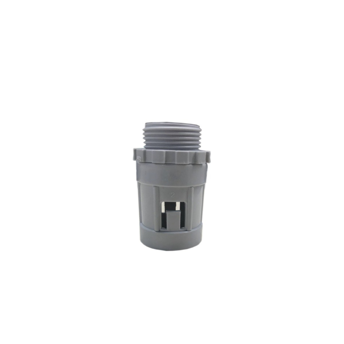 4Cabling 4C | Corrugated To Screw Adaptor Grey 20MM - 50 Pack