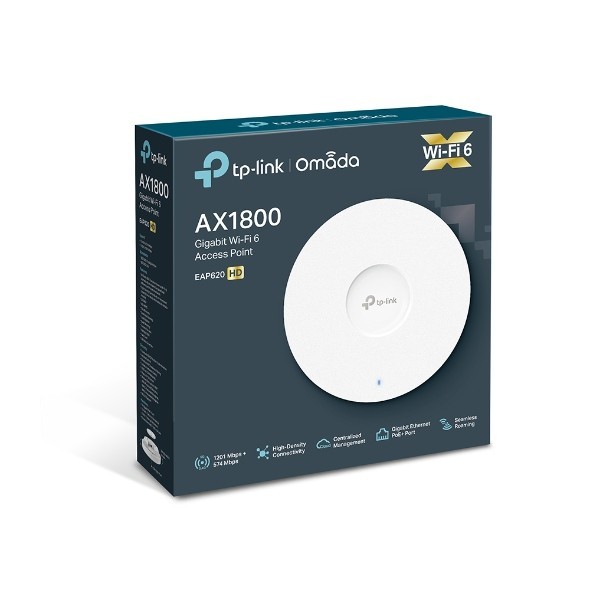 TP-Link EAP620 HD Dual Band 802.11ax 1.76 Gbit/s Wireless Access Point