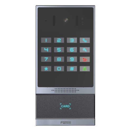 Fanvil I64‑2 Wire Is A Rugged Sip Video Door Phone, For Secure Access Control, Uses Power Line Communicati Technology To Transmit Both Power And Data
