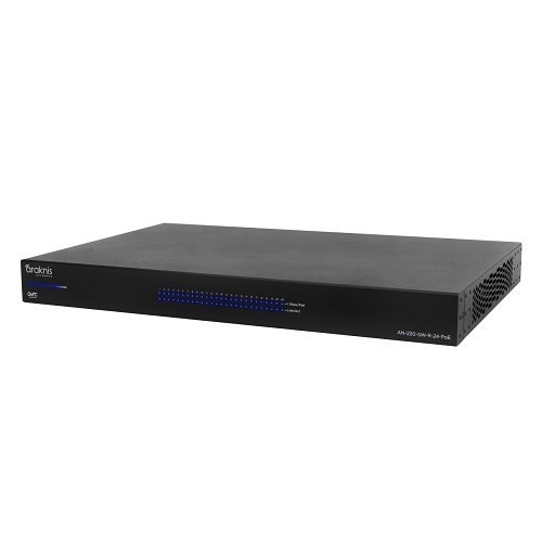 Araknis Networks AN-220-SW-R-24-POE 220 Series Managed Layer 2 Gigabit Switch with Partial PoE+, 24-Ports, Rear Facing Ports