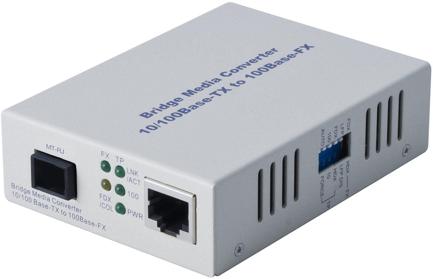 Alloy FCR200MT 10/100Base-TX To 100Base-FX Multimode Fibre (MT) Converter With LFP Via Fef Or FM. 2Km