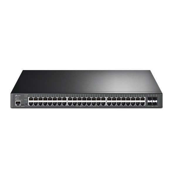 Tp-Link 48-Port Managed Gigabit L2+ Switch, Poe+(48), 10Gbe SFP+(4), 5YR WTY