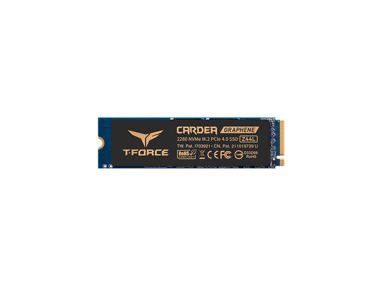Teamgroup T-Force Cardea Z44L M.2 2280 500GB Pcie Gen 4.0 X4 Nvme 1.4 Internal S