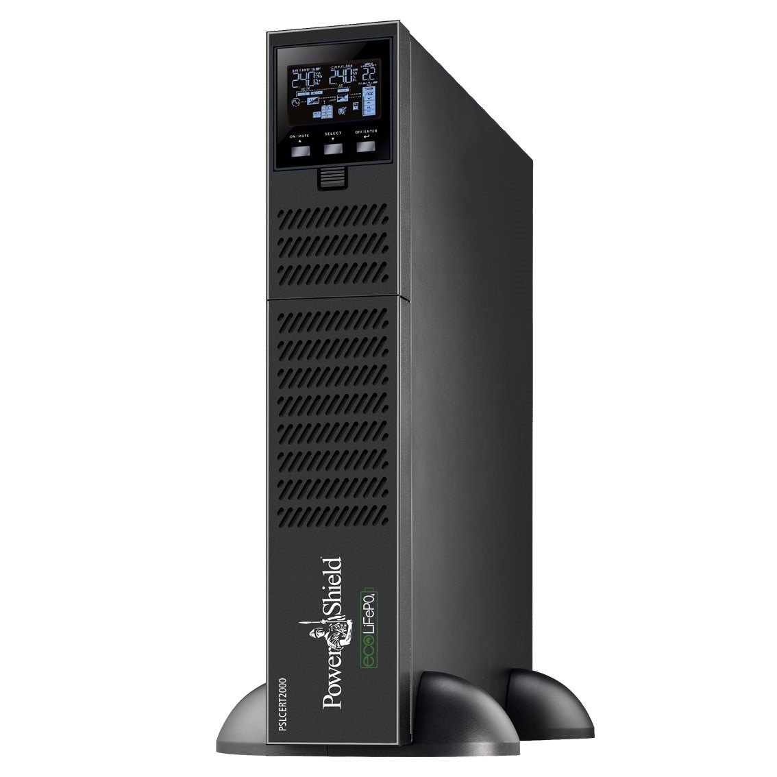 PowerShield LiFePO4 Centurion RT 2000Va/1800W - 10Amp, 3 Aus, 5 C13 Hot-Swappable Batteries, 5-Year Warranty