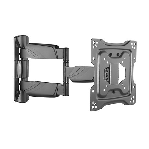 Brateck Elegant Full-Motion TV Wall Mount For 23'-42' Up To 35KG, Vesa Compatible: 75X75,100X100,200X100,200X200, Fine Texture Black (LS)