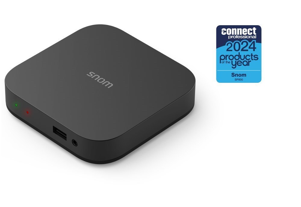 Snom SP800 Ip Desk Phone Terminal, 2 × Usb 2.0, HD Audio, TLS & SRTP, 2 Led Indicators, 8 Sip Identities, Ldap, Control Via Soft Client