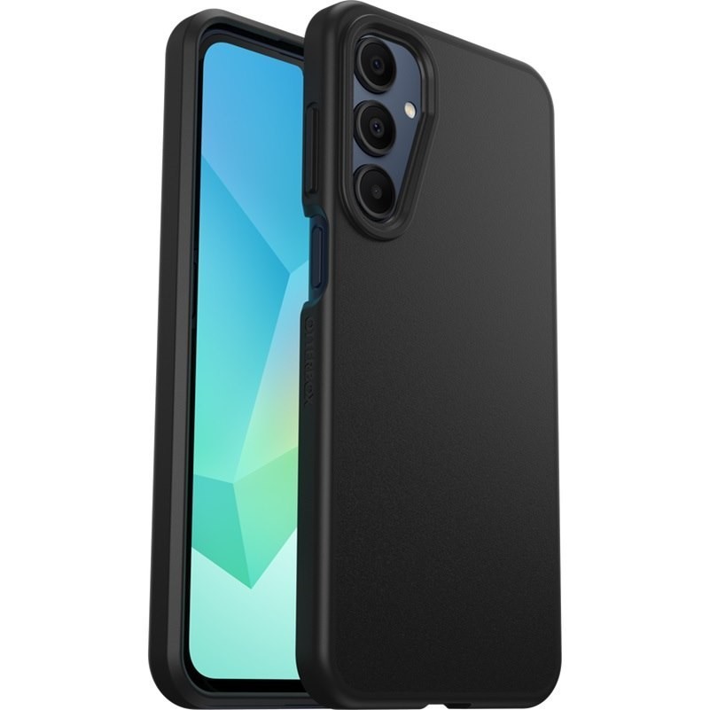 OtterBox React Samsung Galaxy A17 5G/ Galaxy A16 5G Case - Black (77-99304), Drop+ Military Standard, Ultra-Slim, Raised Screen, 7 Years Warranty