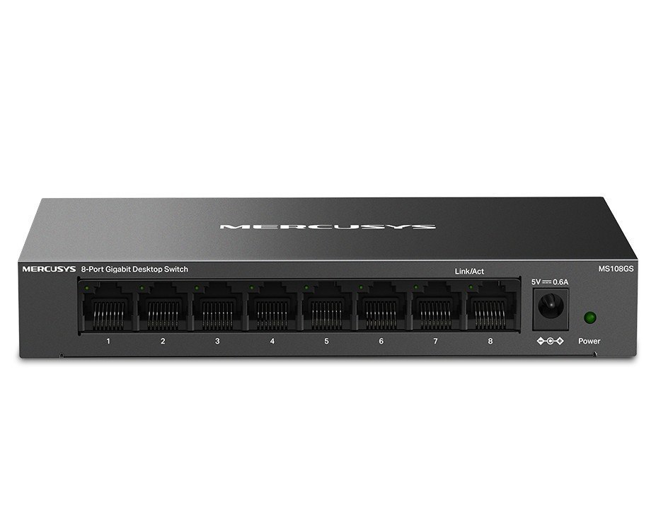 TP-Link Mercusys MS108GS-M2 8-Port 2.5G Multi-Gigabit Desktop Switch