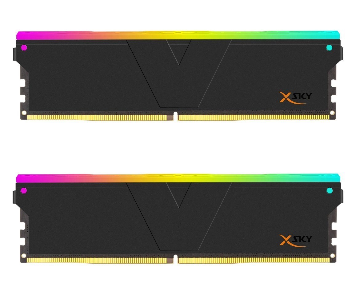 Leader Computer V-Color DDR5 32GB (16GBx2) 6000MHz Manta XSKY RGB U-Dimm 1.25V (Black)