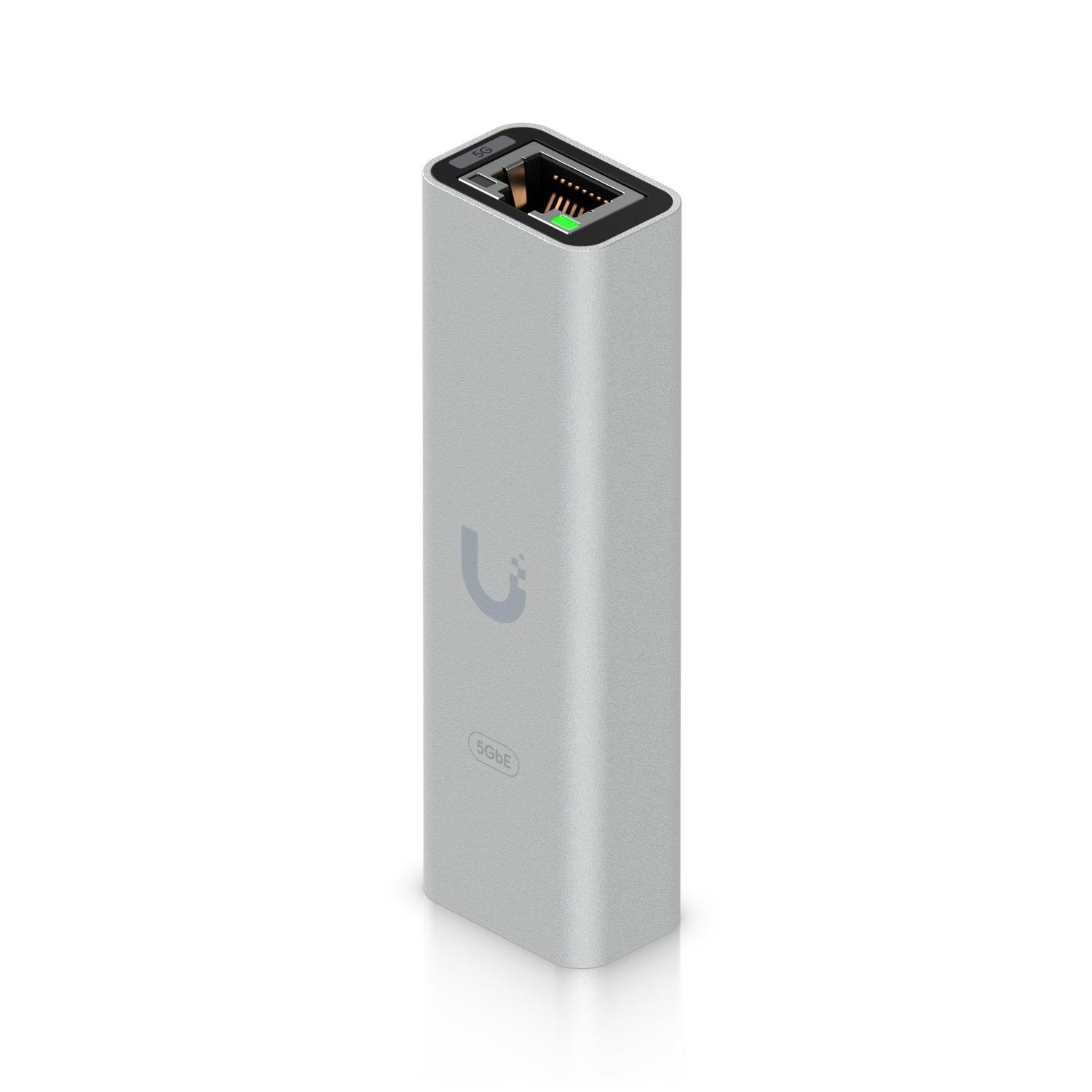 Ubiquiti 5GbE Ethernet Adapter, Plug-And-Play, Ethernet Adapter With Usb-C For Seamless 5GbE Network Connectivity.