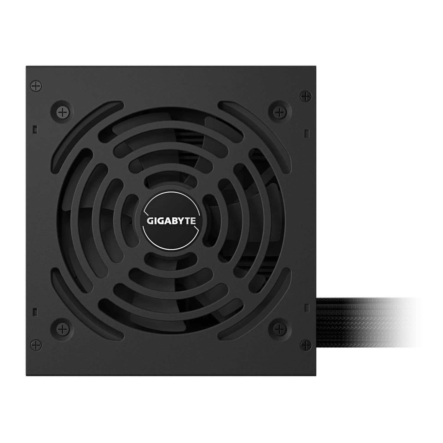 Gigabyte GP-P650G Pcie 5.1, 650W, Atx12v V3.1, 80+Gold, 90%, 120MM HYB, PFC>0.9, 100-240V, 10-6A, 60-50Hz, MTBF>100k, PCIe5.1
