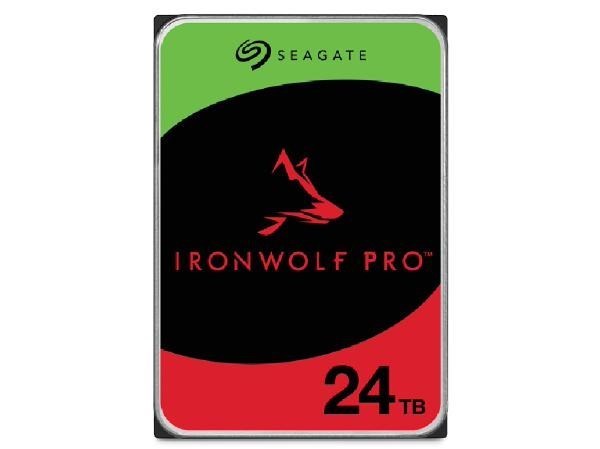 Seagate IronWolf Pro Nas 24TB ST24000NT002 3.5" Internal Sata 6Gb/s, 1.2M Hours MTBF, 5-Year Limited Warranty