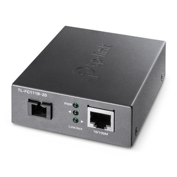 TP-Link TL-FC111B-20 10/100 MBPS WDM Media Converter - Ieee 802.3U 1550NM 20KM (Compatible With Tl-Fc111a-20)