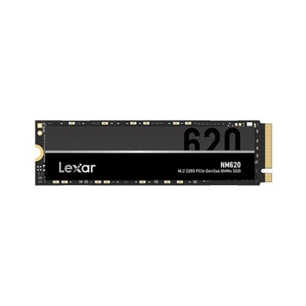 Lexar NM620 SSD, M.2 2280 PCIe Gen 3X4 NVMe, 512GB, Black, 5 Years Warranty