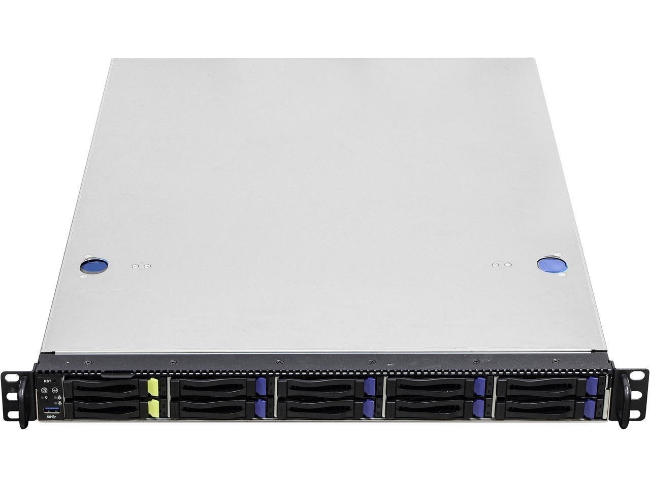 ASRock 1U8s2e-Rome/2T 1U Rackmount Server Barebone Socket SP3 Supports DDR4 288-Pin Rdimm