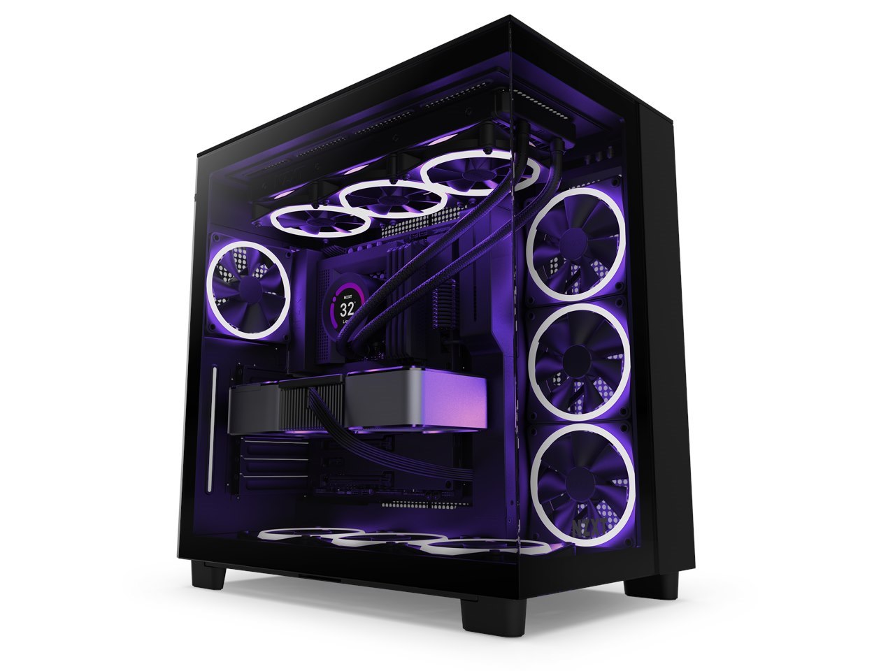 NZXT H9 Flow - All Black - CM-H91FB-01 - Dual-Chamber Mid-Tower Airflow Case