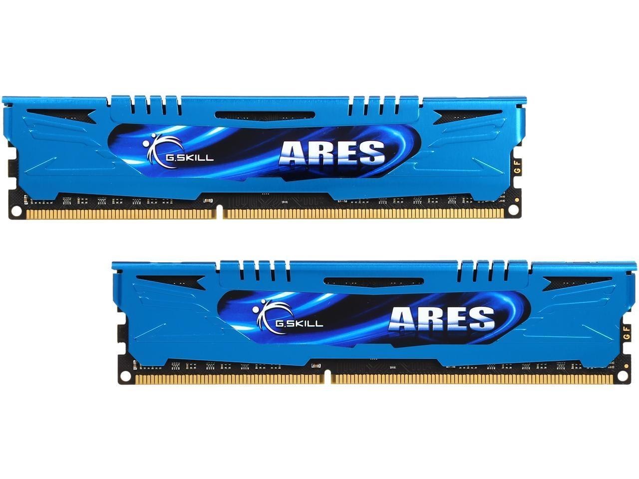 G.Skill Ares Series 16GB (2 X 8GB) 240-Pin PC Ram DDR3 1600 (PC3 12800) Memory Model F3-1600C10d-16Gab