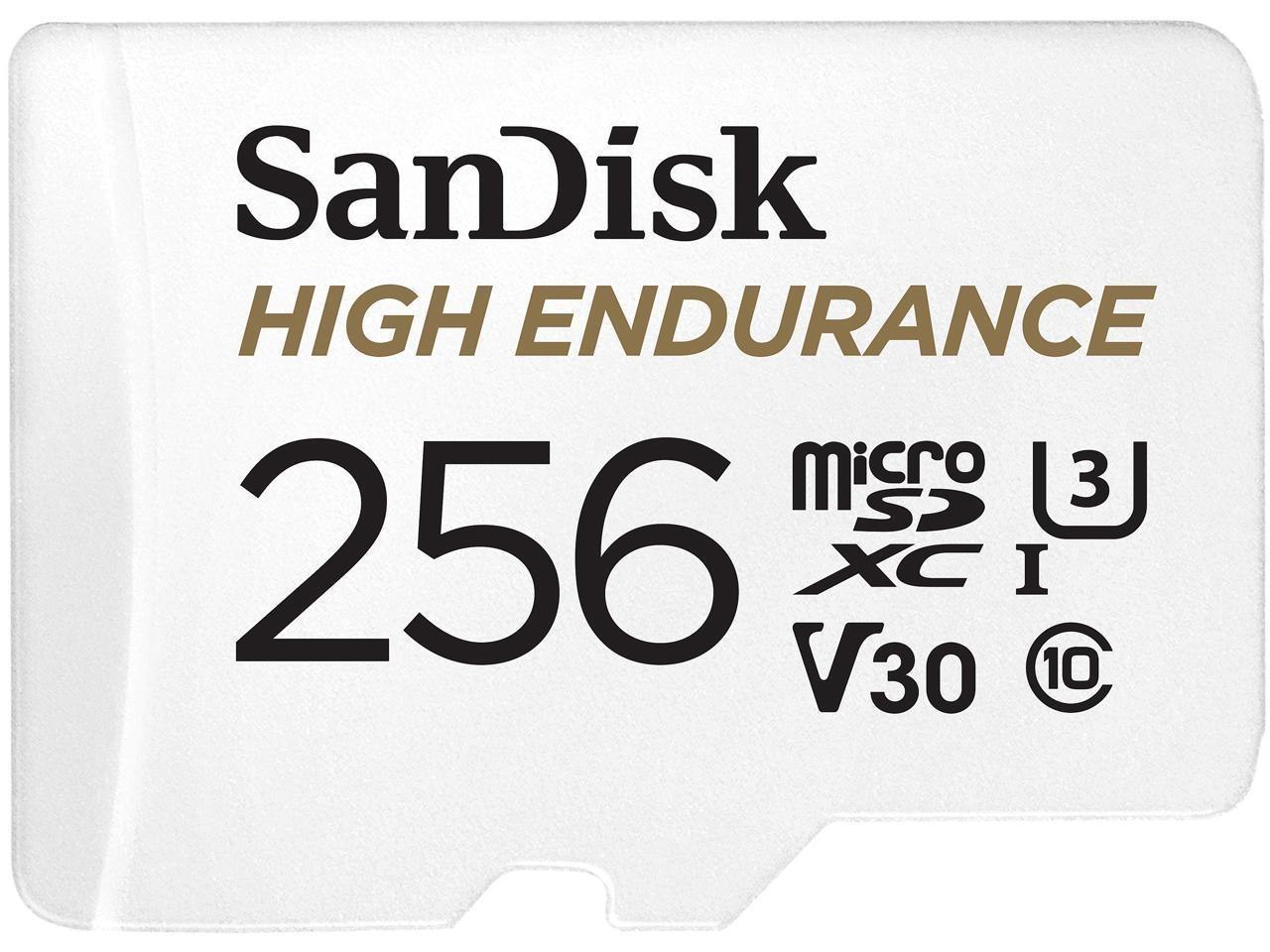 SanDisk 256GB High Endurance microSDXC C10