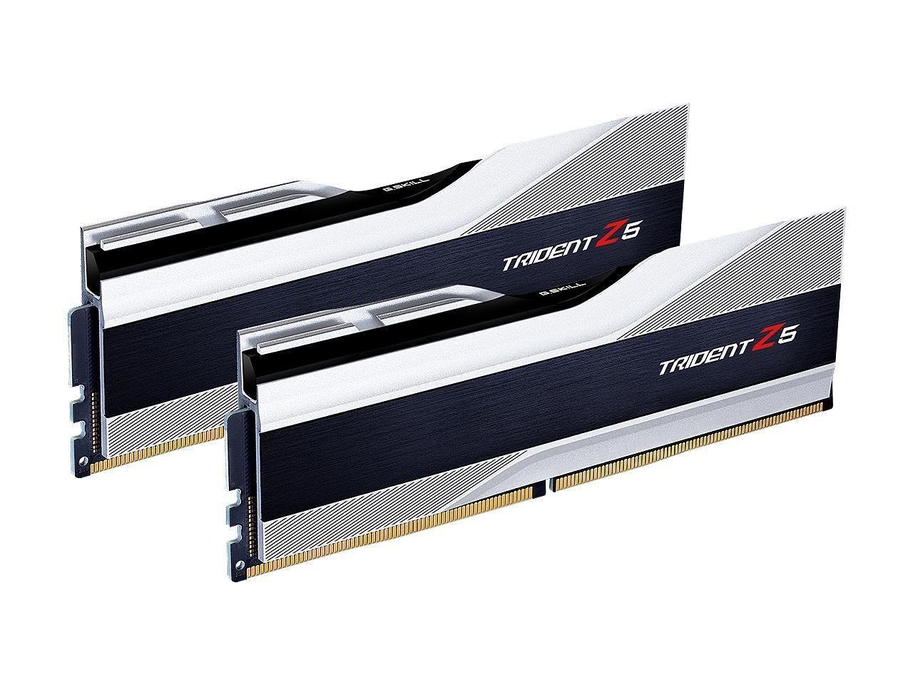 G.Skill Trident Z5 Series 64GB (2 X 32GB) 288-Pin PC Ram DDR5 6000 (PC5 48000) Desktop Memory Model F5-6000J3238G32GX2-TZ5S