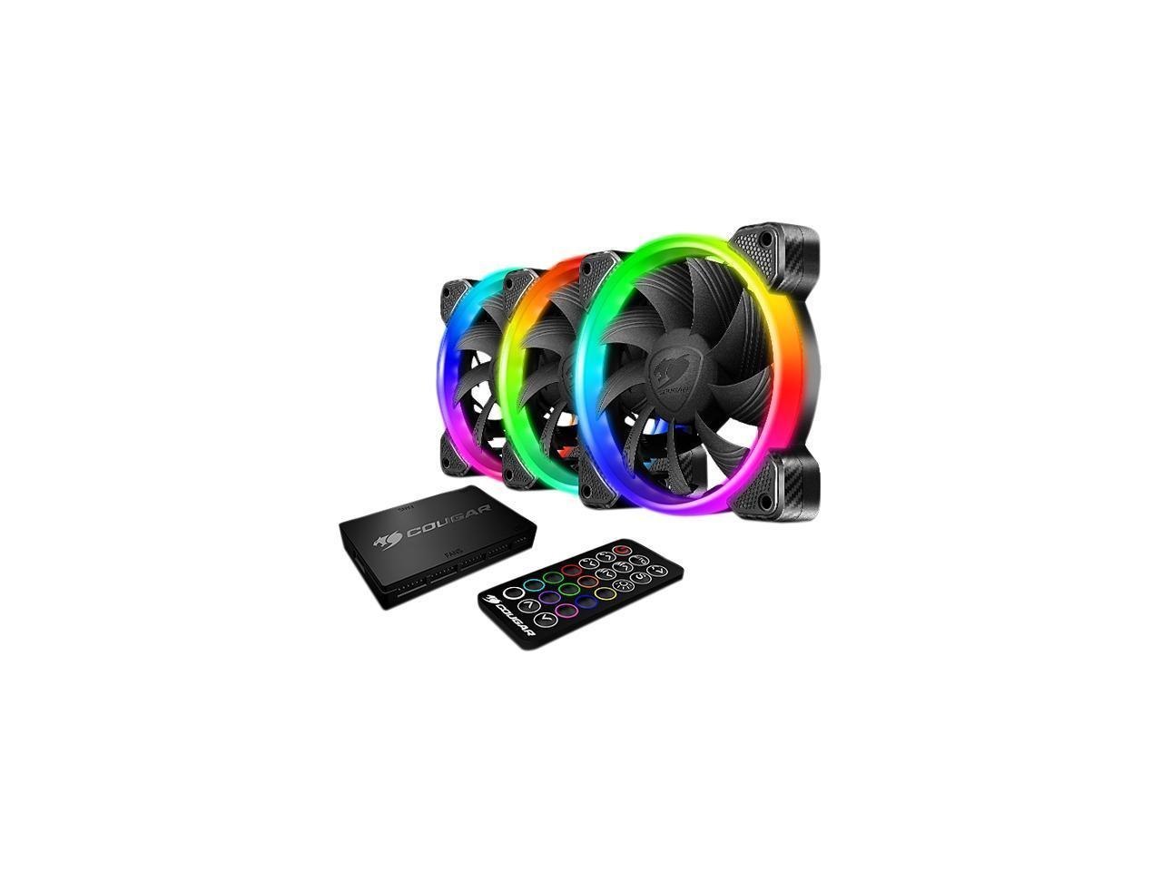 Cougar Vortex RGB HPB 120 Vortex RGB HPB 120 PWM HDB 120 MM RGB Led Case Fan