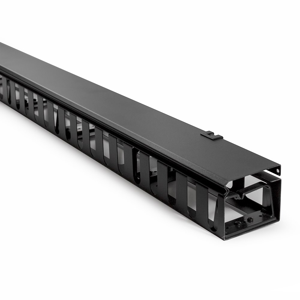 Serveredge 42Ru Vertical Cable Manager With Finger Ducts For 800MM Wide Cabinets - Black Colour