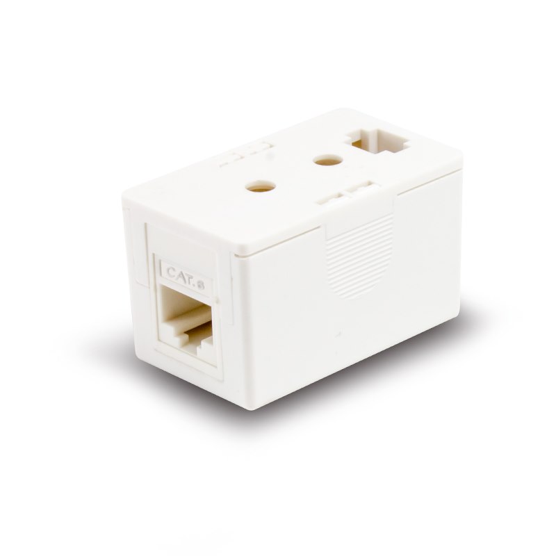 Serveredge 1 Way Universal Surface Mount Box - White