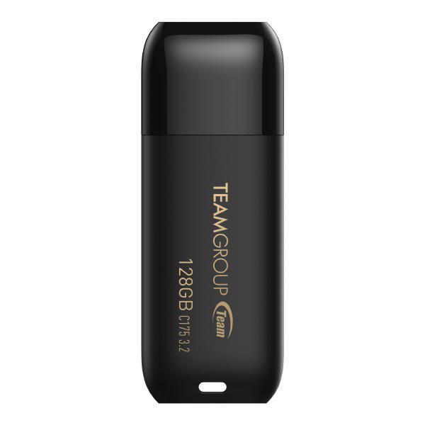 Team Group C175 Usb 3.2 G1 Flash Drive 128GB, Read (Max) 100MB/s Black