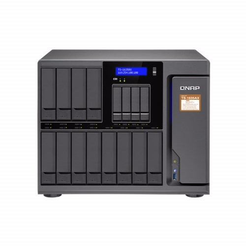 Qnap Ts-1635Ax-8G Nas Tower Quad Core 1.6GHz Cortex-A72 124 X Sata6 8GB DDR4 Ram