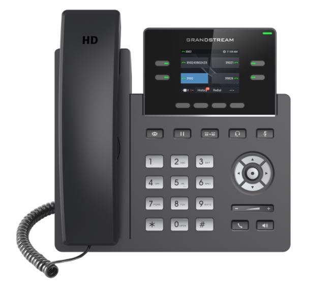 Grandstream 4 Lines 2 Sip Accounts 2.4 In SCRN Colour