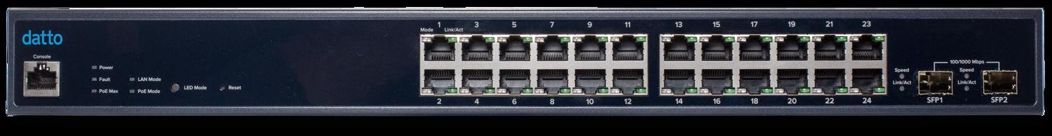 24 Port POE+ Cloud-Managed Switch (250 Watt)