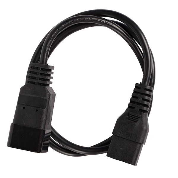 4Cabling Iec C19 To C20 Power Cable 15A Black 2M