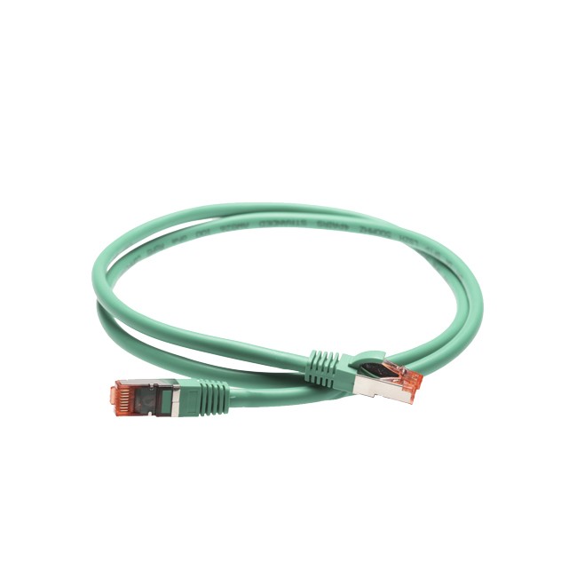 4Cabling 4M Cat 6A S/FTP LSZH Ethernet Network Cable. Green