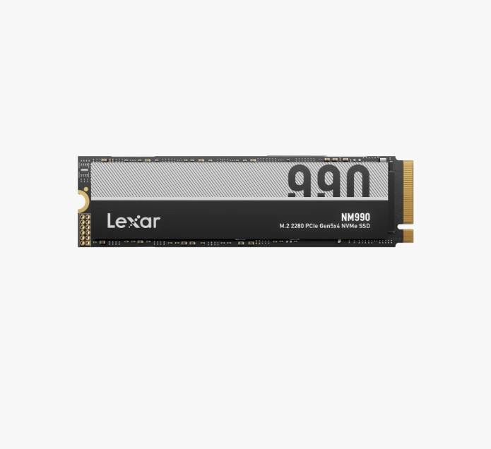 Lexar 1TB NM990 M.2 2280 PCIe Gen 5X4 NVMe SSD Up To 14500MB/s Read, 7500MB/s Write, Five-Year Limited Warranty