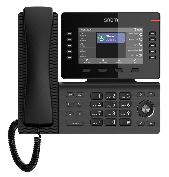 Snom D815WB The Snom D815WB Is The Ideal Choice For Professional Work Environments Where Reliability, Comfort And Design Are Essential. This High-Qual