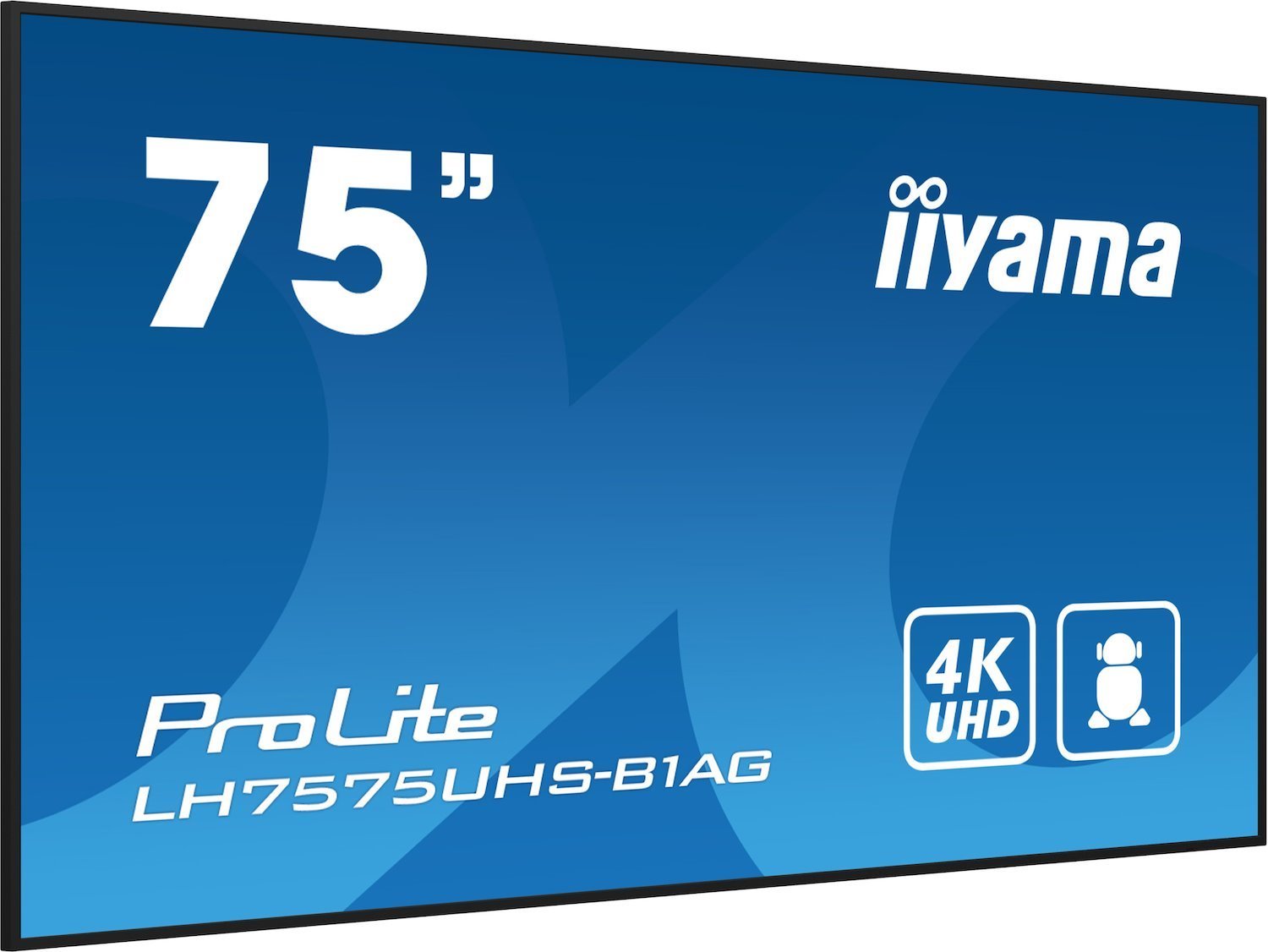 iiyama ProLite LH7575 (75") | Large Format Display | 4K Ultra HD | IPS | Anti-Glare glas