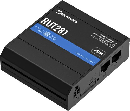 Teltonika Networks Rut281 Esim 4G Router