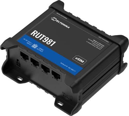 Teltonika Networks Rut981 Esim 4G Router