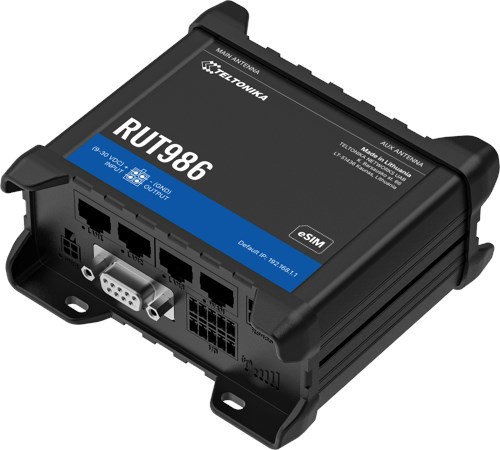 Teltonika Networks Rut986 Esim 4G Router