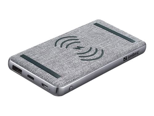 Sandberg Powerbank 10000mAh GRÅ, Svart