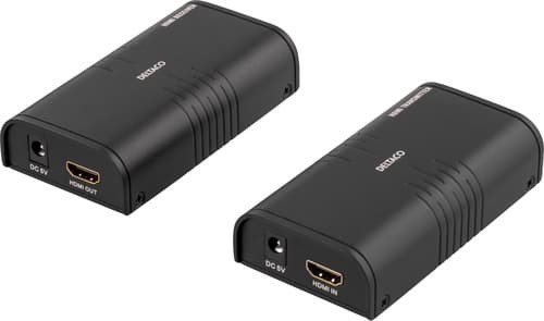 Deltaco Ethernet Hdmi Extender 120M 1080P Cat6 Svart