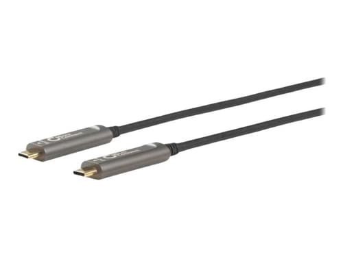 Microconnect Mc-Usb3.1Cc10op USB-kablar Usb 3.2 Gen 2 (3.1 Gen 2) 10 M Usb C Svart 10M Usb-C Usb-C Svart