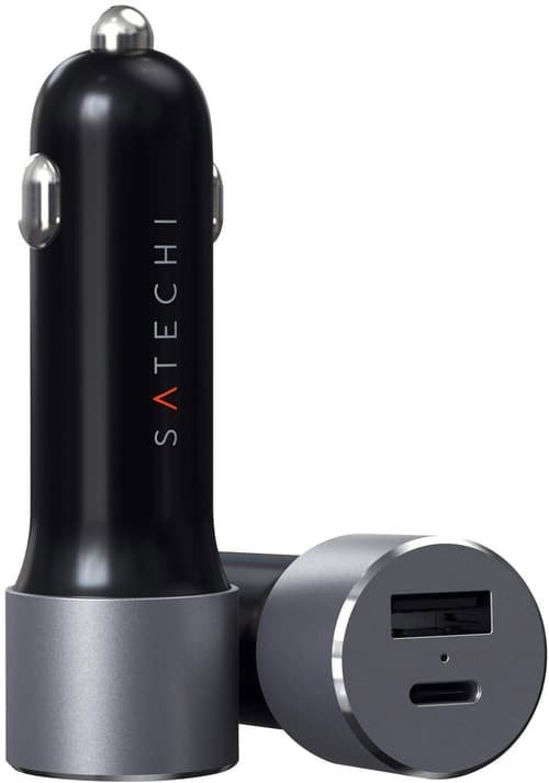 Satechi Billaddare PD 1 X Usb-C Och 1 X Usb-A 72 Watt GRÅ