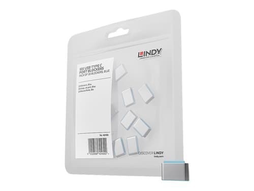 Lindy Port Blocker Usb-C BLÅ 10-Pack Utan Nyckel