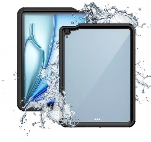 Armor-X Vattentätt, STÖT- Och Dammsäkert Fodral iPad Air 11" (M2), iPad Air 11" (M3), iPad Air 11" (M4) Svart