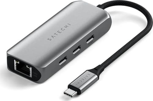 Satechi 4-In-1 Usb-C Hub Med 2.5 Gigabit Ethernet Usb-C