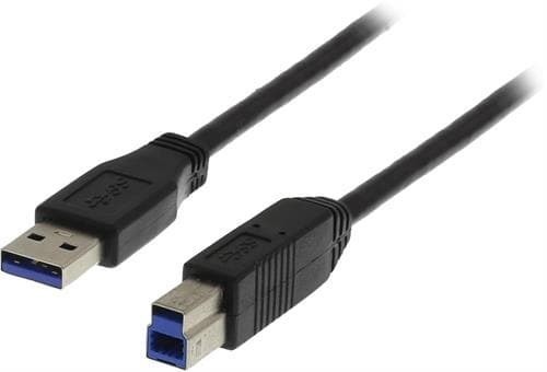 Deltaco Usb3-110S 1M Usb-A Usb-B Svart