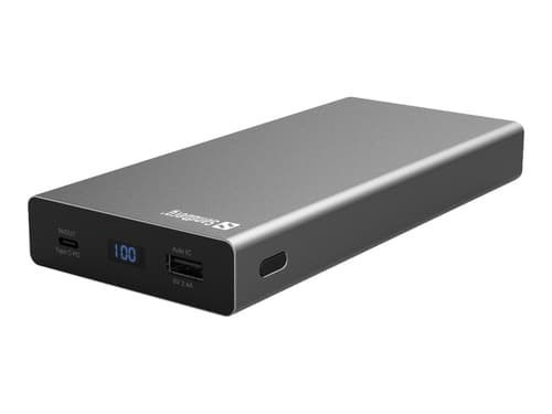 Sandberg Powerbank Usb-C PD 20000mAh GRÅ
