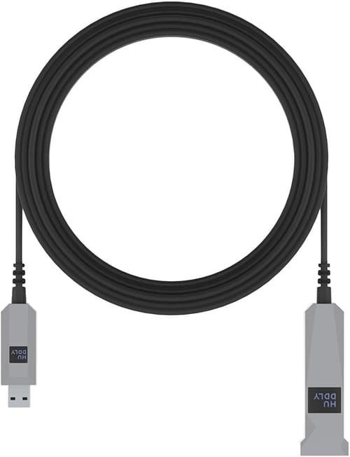 Huddly Usb-A Cable Active Optical 15M 15M Usb-A Usb-A Svart