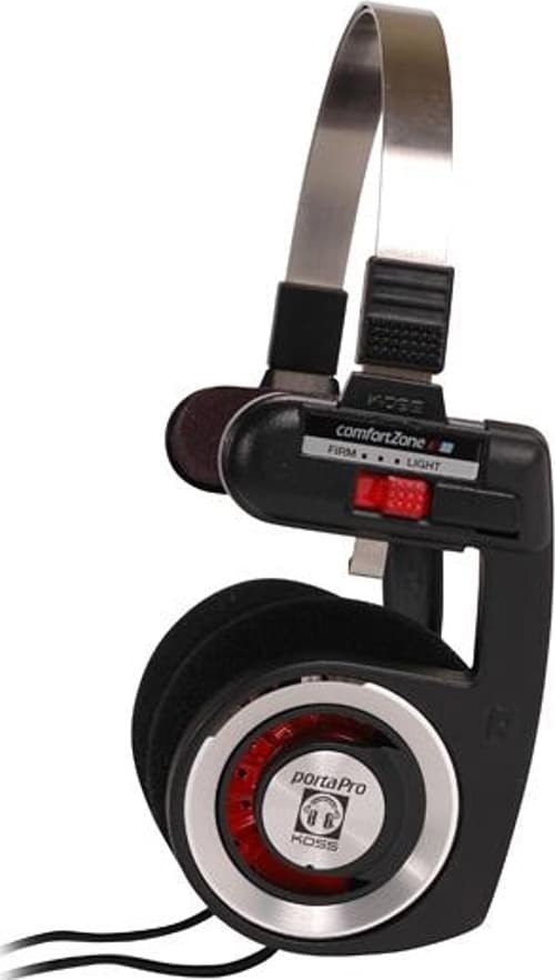 Koss PortaPro - Red Stereo RÖD, Svart