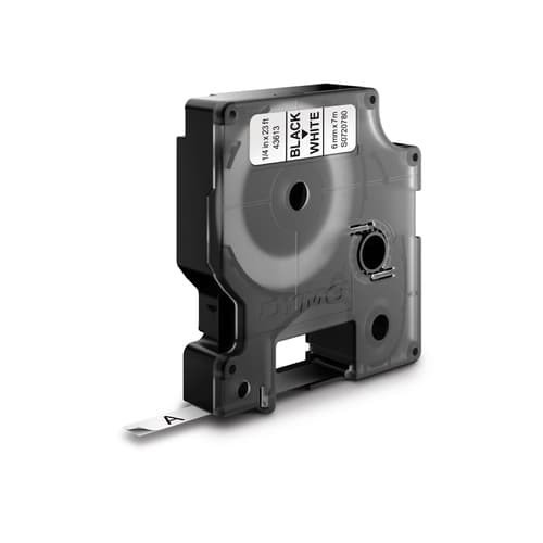 Dymo Tape D1 6MM Svart/Vit